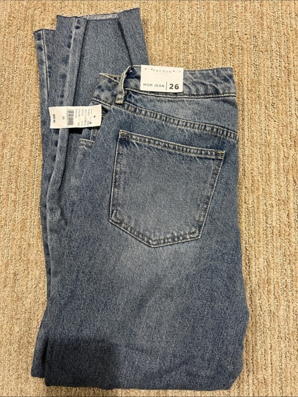 PacSun Light Blue Relaxed Mom Jeans